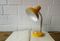 Gelbe Schreibtischlampe, 1960er 3