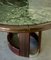 French Table in Green Marble & Wood, 1975 5