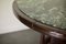 French Table in Green Marble & Wood, 1975 17