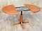 Round Wood & Metal Dining Table, 1960s 7