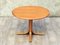 Round Wood & Metal Dining Table, 1960s 5