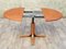 Round Wood & Metal Dining Table, 1960s 8