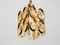 Small Brass Hanging Lamp with Faceted Crystal Stones from Palwa, 1970s, Image 4
