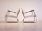 Tubular Chromium Easy Chairs by Jan Schroefer for Ahrend De Cirkel, 1935, Set of 2 2