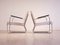 Tubular Chromium Easy Chairs by Jan Schroefer for Ahrend De Cirkel, 1935, Set of 2, Image 2