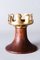 Small Teak Candle Holder, 1960s, Image 1