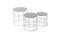 Reton Cylindrical Coffee Tables by Antonino Sciortino for Atipico, Set of 3 1