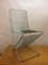 Silla Wire vintage de metal y cromo, Imagen 2