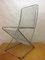 Silla Wire vintage de metal y cromo, Imagen 1