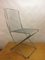 Silla Wire vintage de metal y cromo, Imagen 3