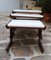 Rosewood and Carrara Marble Nesting Tables, 1950s, Set of 3 8