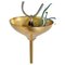 Lámpara de araña de latón atribuida a Oscar Torlasco, Italia, años 50, Imagen 8