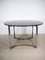 Italian Steel & Smoked Glass Table, 1970s, Image 1