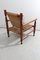 Vintage Rope Lounge Chair with Pair of Stools, Set of 3 4