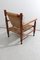 Vintage Rope Lounge Chair with Pair of Stools, Set of 3, Image 4