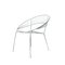 White Powder Coated Garden Chair, 1970s, Image 2