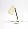 Swedish Brass Table Lamp with Fiberglass Shade, 1950s 1