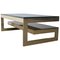 Vintage 23-Carat Gold-Plated G-Shaped Coffee Table, Image 2
