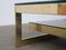 Vintage 23-Carat Gold-Plated G-Shaped Coffee Table 6