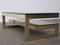 Vintage 23-Carat Gold-Plated G-Shaped Coffee Table, Image 7