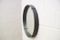 Vintage Round Leather Wall Mirror, Image 4