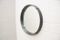 Vintage Round Leather Wall Mirror, Image 3