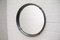 Vintage Round Leather Wall Mirror 2