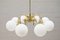 Golden 8-Arm Orbital Hanging Lamp, 1960s 3