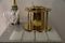 Vintage Gold-Plated Champagne Cooler with Crystal Bottle Stop 5