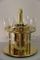 Vintage Gold-Plated Champagne Cooler with Crystal Bottle Stop, Image 2