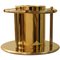 Vintage Gold-Plated Champagne Cooler with Crystal Bottle Stop 1