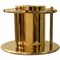 Vintage Gold-Plated Champagne Cooler with Crystal Bottle Stop, Image 1