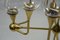 Mid-Century 12-Arm Brass Oil Candelabra by Freddie Andersen 2