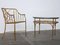 Vintage French Faux Bamboo Table & Chair Set, 1970s, Image 2