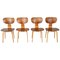 Vintage Model SB13 Dining Chairs by Cees Braakman for Pastoe, Set of 4 1