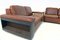 Leather Sofas with Bookcases, Set of 2 4