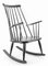 Rocking Chair Noir de Lena Larsson par Nesto Sweden pour Pastoe, 1950s 2