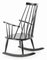 Black Rocking Chair by Lena Larsson for Nesto Sweden, Pastoe, 1950s 7