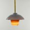 Lantern Pendant in Mocha, Moire Collection, Hand-Blown Glass by Atelier George 2