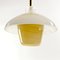 Lantern Pendant in Sand Beige, Moire Collection, Hand-Blown Glass by Atelier George 3