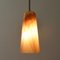 Lampe à Suspension Delta Beige Sable & Moka, Moire Collection, en Verre Soufflé par Atelier George 2