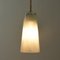 Delta Pendant Lamp in Light Grey & Turquoise, Moire Collection, Hand-Blown Glass by Atelier George 2