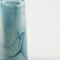 Delta Hängelampe in Hellgrau & Türkis aus mundgeblasenem Glas, Moire Collection von Atelier George 3