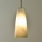 Delta Pendant Lamp in Light Grey & Pastel Green, Moire Collection, Hand-Blown Glass by Atelier George 2