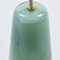 Delta Hängelampe in Pastellgrün & Blaugrau aus mundgeblasenem Glas, Moire Collection von Atelier George 3