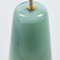 Delta Pendant Lamp in Pastel Green & Blue Grey, Moire Collection, Hand-Blown Glass by Atelier George 3