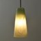 Delta Pendant Lamp in Pastel Green & Blue Grey, Moire Collection, Hand-Blown Glass by Atelier George 2