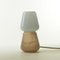 Duo Table Lamp in Mocha, Moire Collection, Hand-Blown Glass by Atelier George 1