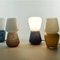 Lampada da tavolo Duo beige sabbia, collezione Moire, vetro soffiato di Atelier George, Immagine 4