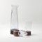 Carafe with Mocha Base, Moire Collection, Hand-Blown Glass by Atelier George 3